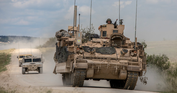 The Army’s first replacement for its Vietnam-era armored personnel carrier just rolled off the assembly line