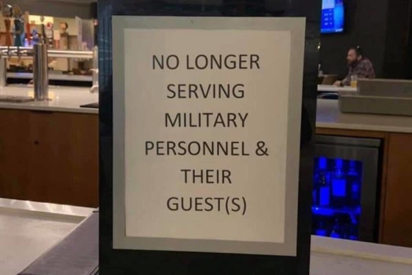 Colorado hotel employees fired for displaying sign disparaging military at post-deployment event