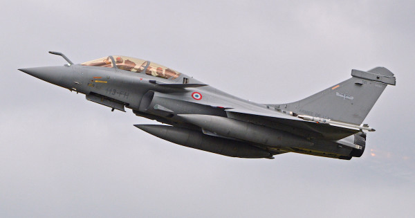 A civilian was ejected from a French fighter jet during takeoff