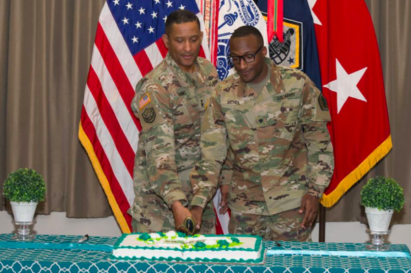 Army kicks off Sexual Assault Awareness Month with a cake-cutting ceremony, because of course