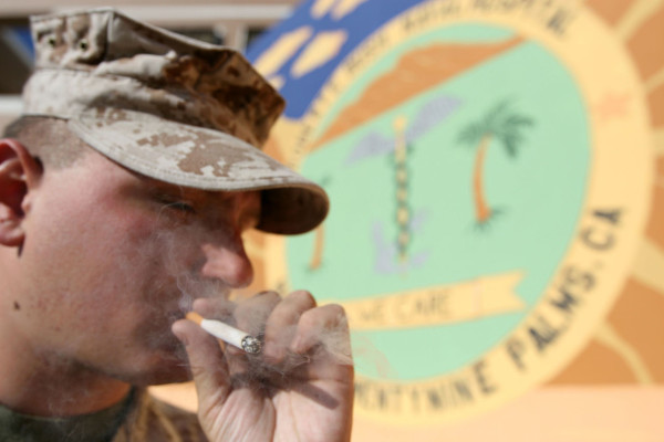 A new bill would raise the tobacco purchase age to 21, military included