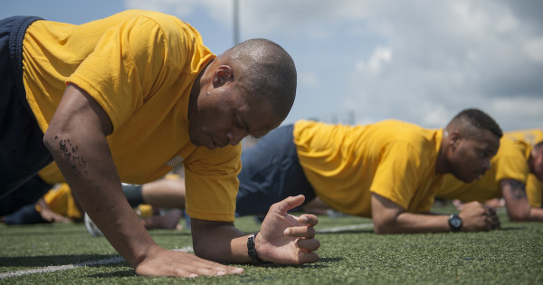 The Navy will soon require sailors plank hard to prove their mettle