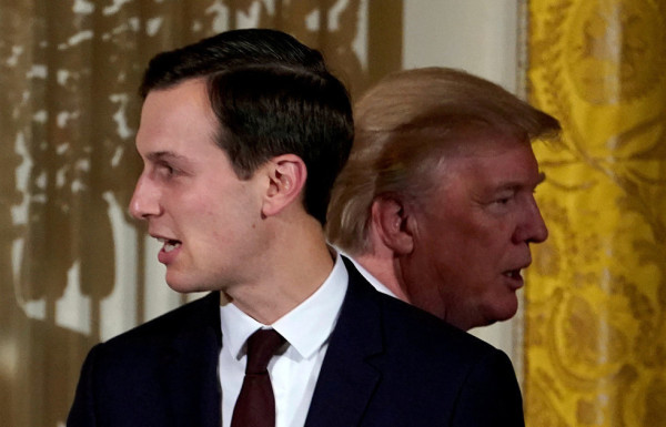 Jared Kushner denies ever talking about his security clearance with Trump