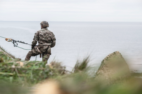 Army Rangers just scaled the cliffs of Pointe du Hoc in honor of the WWII Rangers who stormed Normandy