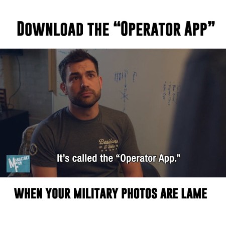Add black bars and beards to your lame military photos with the ‘Operator App’