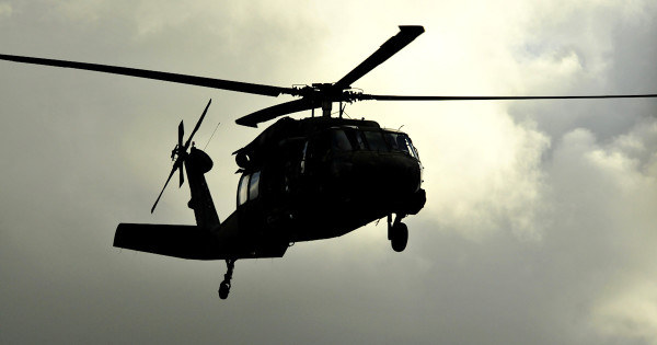 The Army is running a classified mission with black helicopters over Washington, D.C.
