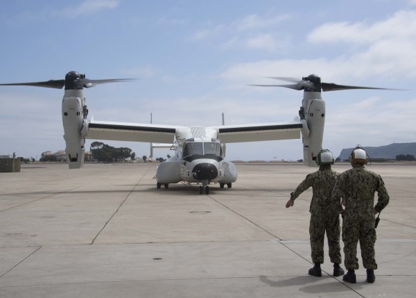 The Navy’s new Osprey is officially here to drop you off at sea