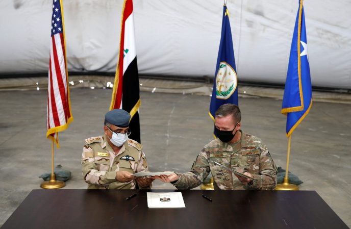 US-led troops withdraw from Iraq’s Taji base