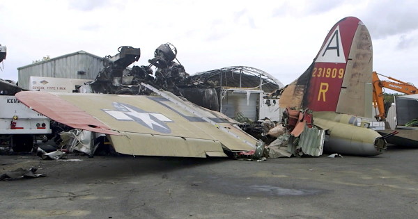 We salute the Air National Guard chief master sergeant who pulled passengers from a fiery B-17 crash