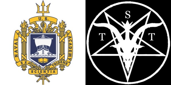 No, the US Naval Academy isn’t offering ‘satanic services’ — but not for the reason you think