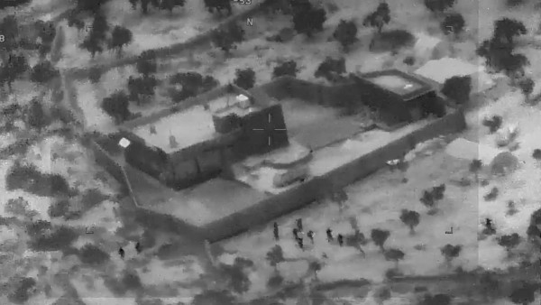 Watch declassified video of the Delta Force raid on the al-Baghdadi compound