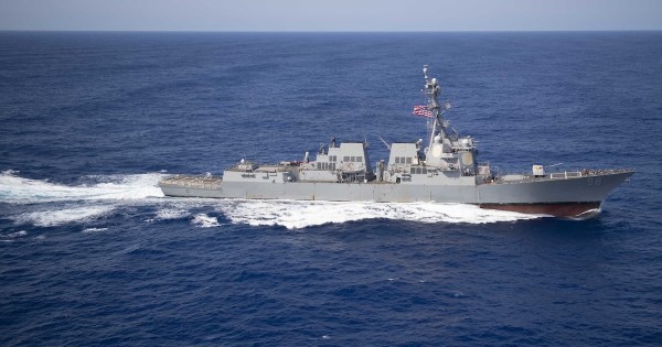 Navy warship seizes suspected Iranian missile parts headed to Yemen