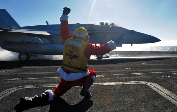 The USS George Washington just won the sh*t out of Christmas