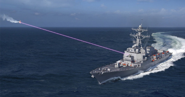 Here comes the Navy's laser fleet