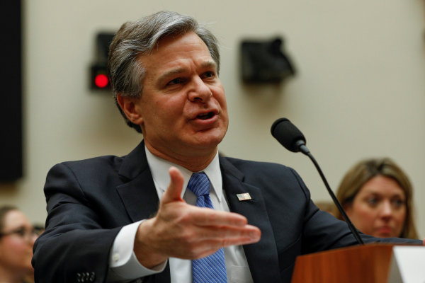 FBI Director says there are about 1,000 open investigations into Chinese tech theft