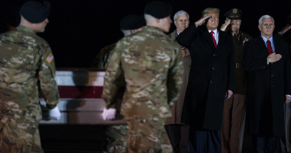 Trump travels to Dover AFB to honor 2 soldiers killed in Afghanistan insider attack