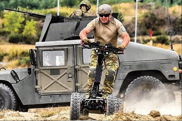 The Army is testing an ATV that looks like a tactical Segway