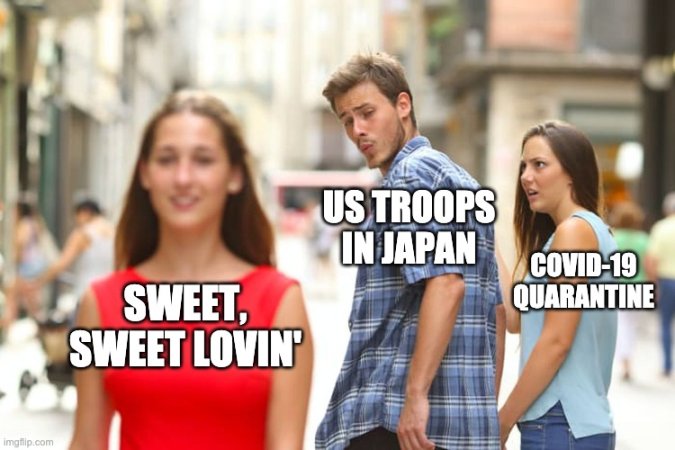 US Forces Japan to troops: Please don’t break quarantine for a one-night stand