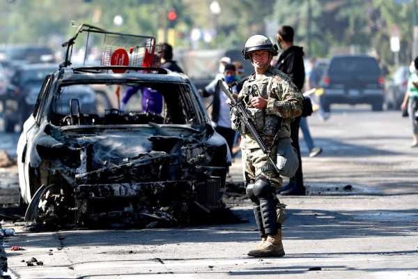 The number of National Guardsmen mobilized to address civil unrest tripled in a single day