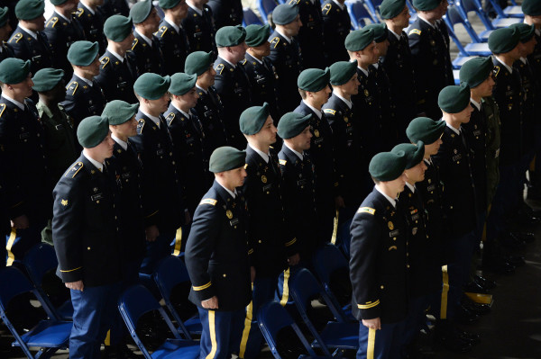 A woman is about to finish Green Beret training for the first time in history