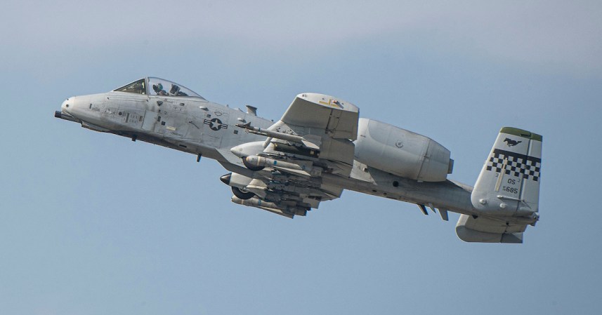 An A-10 Thunderbolt accidentally lost a munition somewhere in South Korea