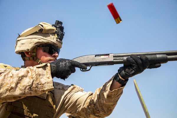 The Marine Corps is working on a Taser shotgun round to down targets more than 100 yards away