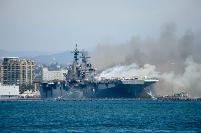 Navy charges sailor with starting the fire that destroyed USS Bonhomme Richard [Updated]