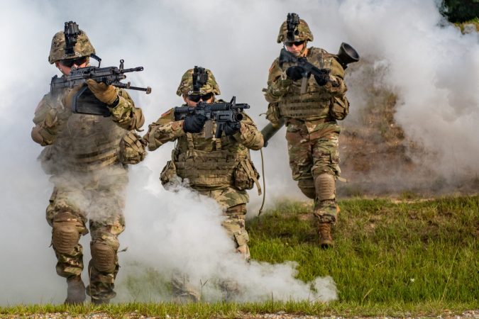 The Army is considering changing the size of its infantry squads