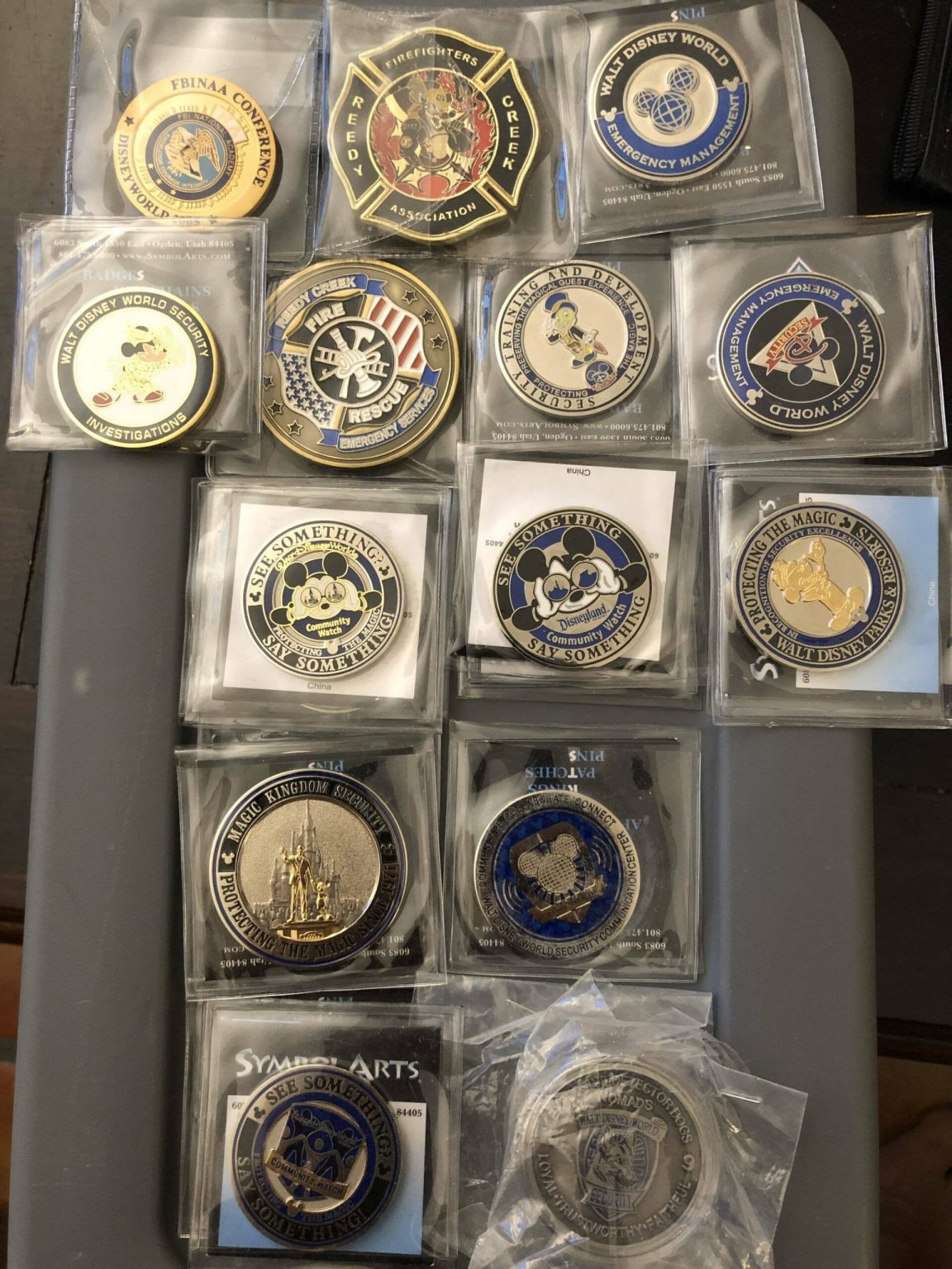 Disney challenge coins are real. Here's the story behind them