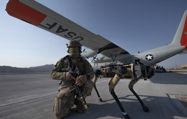 The Air Force just tested robot dogs as backup for security forces