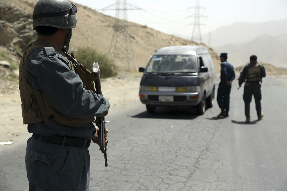 Afghan police