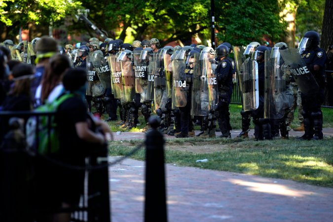 Army National Guard officer says police used ‘excessive’ force on protestors outside the White House