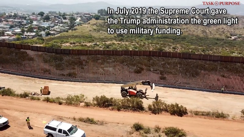 Border Wall Receives Military Funding