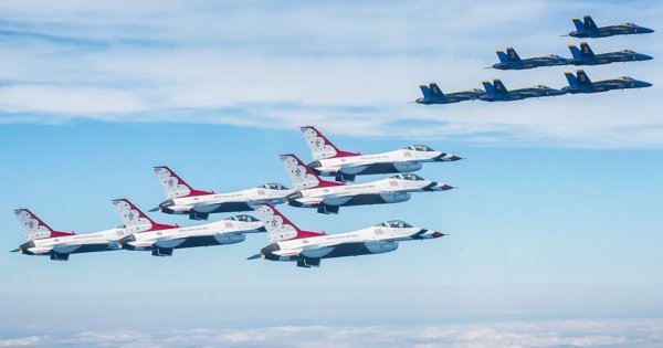 The military’s Blue Angels and Thunderbirds flyovers aren’t what America needs right now