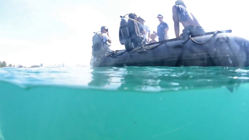 Vietnam underwater mine removal