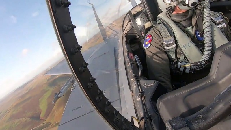 F-15 Cockpit GoPro B-roll