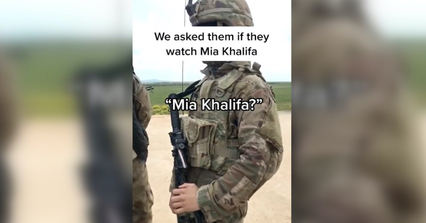 TikTok video shows US troops hunting for a porn star in Syria