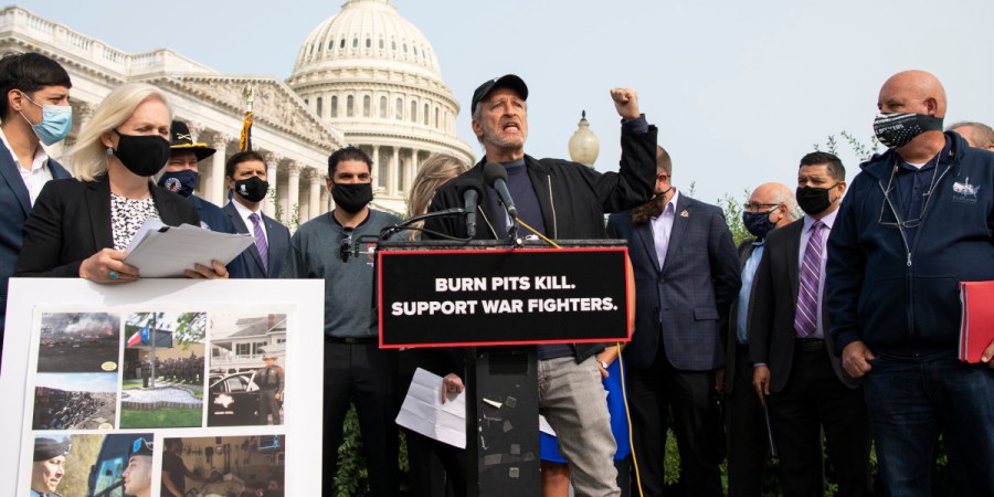 Jon Stewart to Pentagon: The F-35 can wait, but troops dying from burn pit exposure can’t