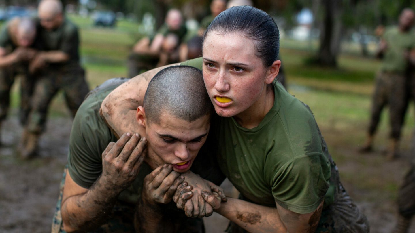 This might be the deadliest Marine Corps recruit on Parris Island ...