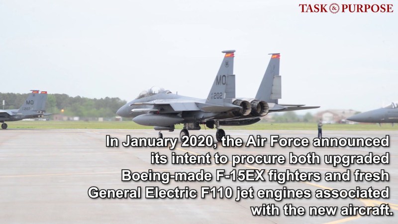 The new F-15EX fighter
