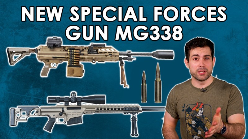 NEW Special Forces Guns the MG 338 and Barrett MRAD .338 NM