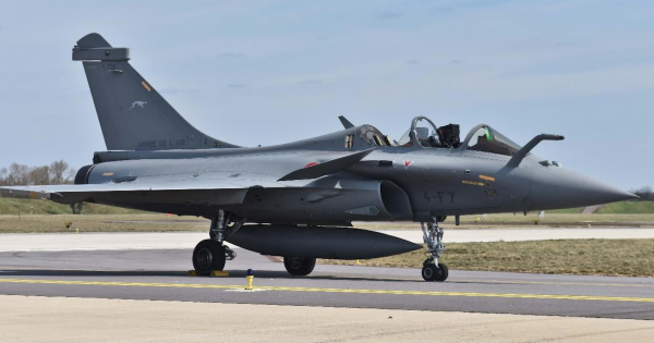 A technical glitch saved a French fighter jet after a civilian passenger freaked out and ejected