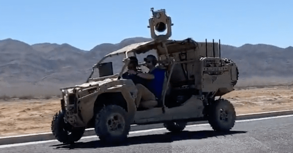 The Air Force successfully tested a mobile laser weapon to protect convoys from enemy drones