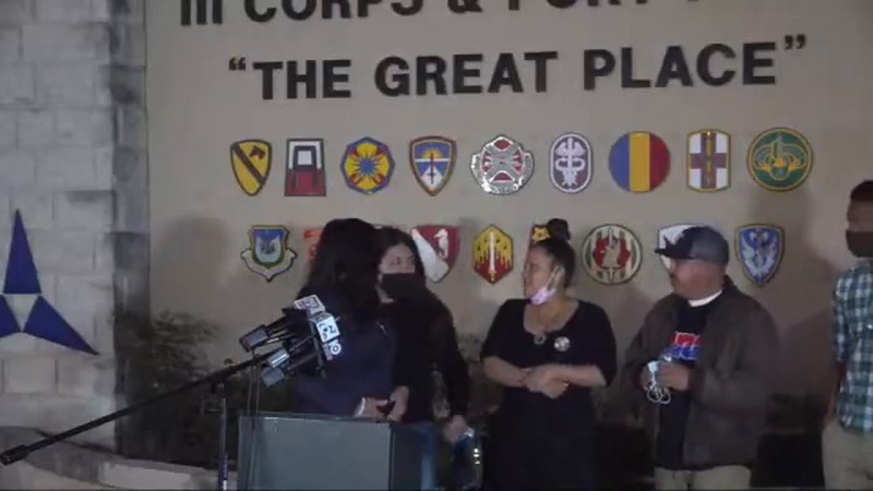 Guillén family holds press conference after meeting with Fort Hood leadership