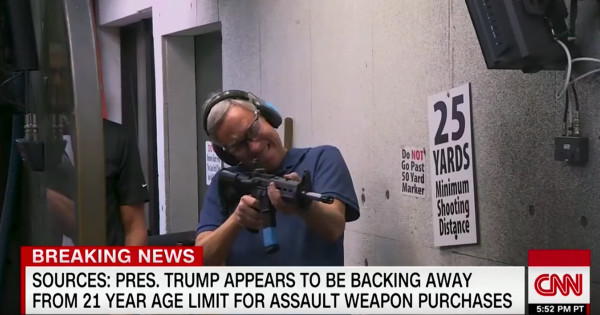 Watch This Unintentionally Hilarious Clip Of A CNN Reporter Firing An AR-15