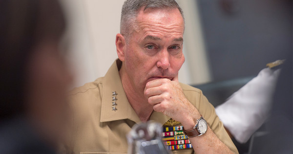 Does Gen. Dunford Actually Believe His Own Bullsh-t?