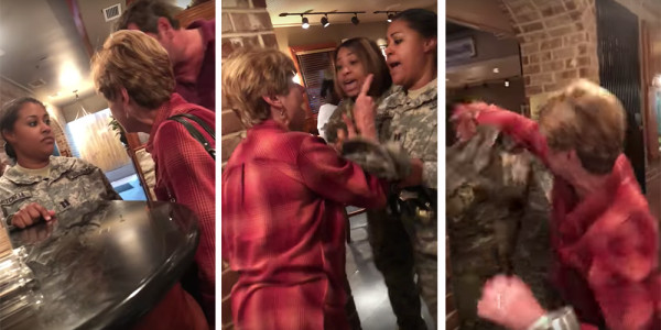 Woman’s Bizarre Assault On 2 Army Captains In Georgia Restaurant Goes Viral