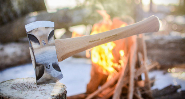 This Forged Steel Axe Pulls Double Duty For Any Outdoor Adventure