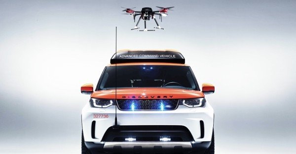 Land Rover Built A Drone-Enabled Rescue Vehicle To Help The Red Cross ...