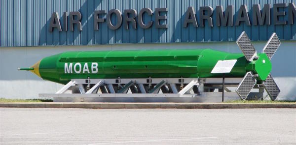 This Is What The ‘Mother Of All Bombs’ Looks Like When It Hits Its Target